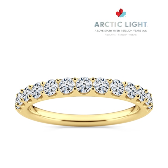 Arctic Light 18ct Yellow Gold 0.50ct Diamond Eternity Ring