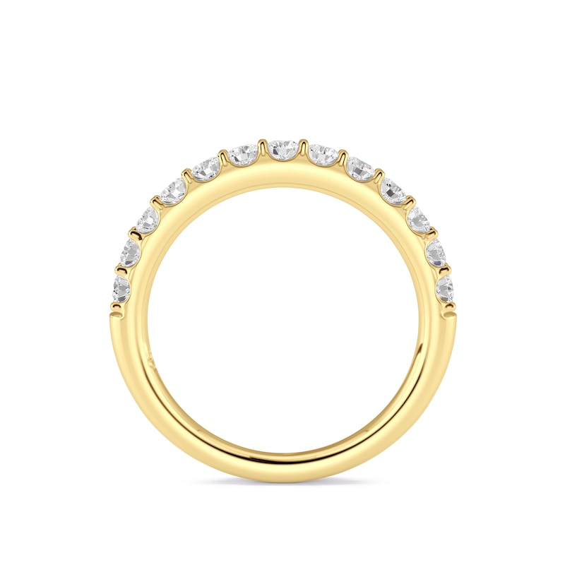 Main Image 3 of Arctic Light 18ct Yellow Gold 0.50ct Diamond Eternity Ring