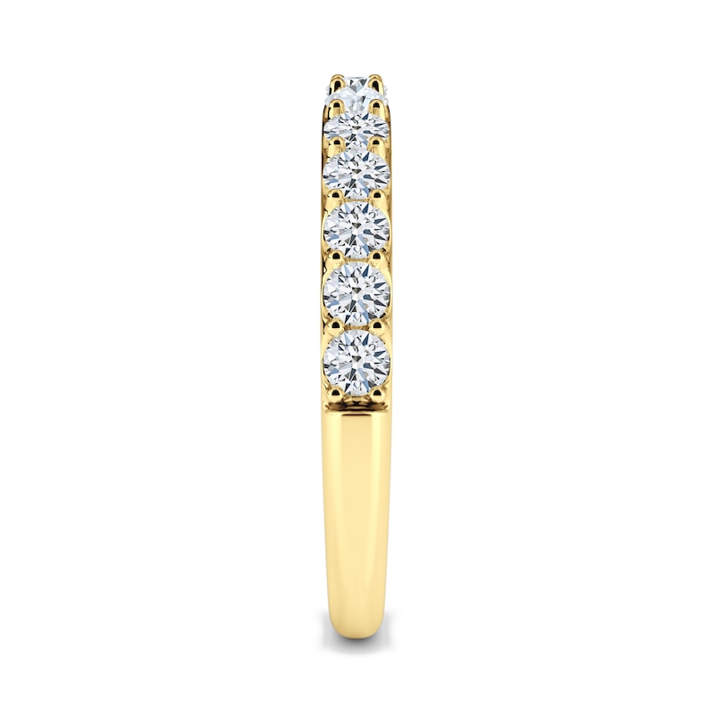 Main Image 4 of Arctic Light 18ct Yellow Gold 0.50ct Diamond Eternity Ring