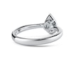 Thumbnail Image 2 of Arctic Light Platinum 0.40ct Diamond Pear  Halo Ring