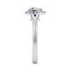 Thumbnail Image 4 of Arctic Light Platinum 0.40ct Diamond Pear  Halo Ring
