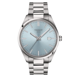 Tissot PR 100 Quartz 40mm Men's Ice Blue Dial & Stainless Steel Watch