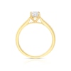 Thumbnail Image 5 of Engagement Ring 18ct Yellow Gold Round Cut Four Claw Solitaire 0.50ct Diamond Ring