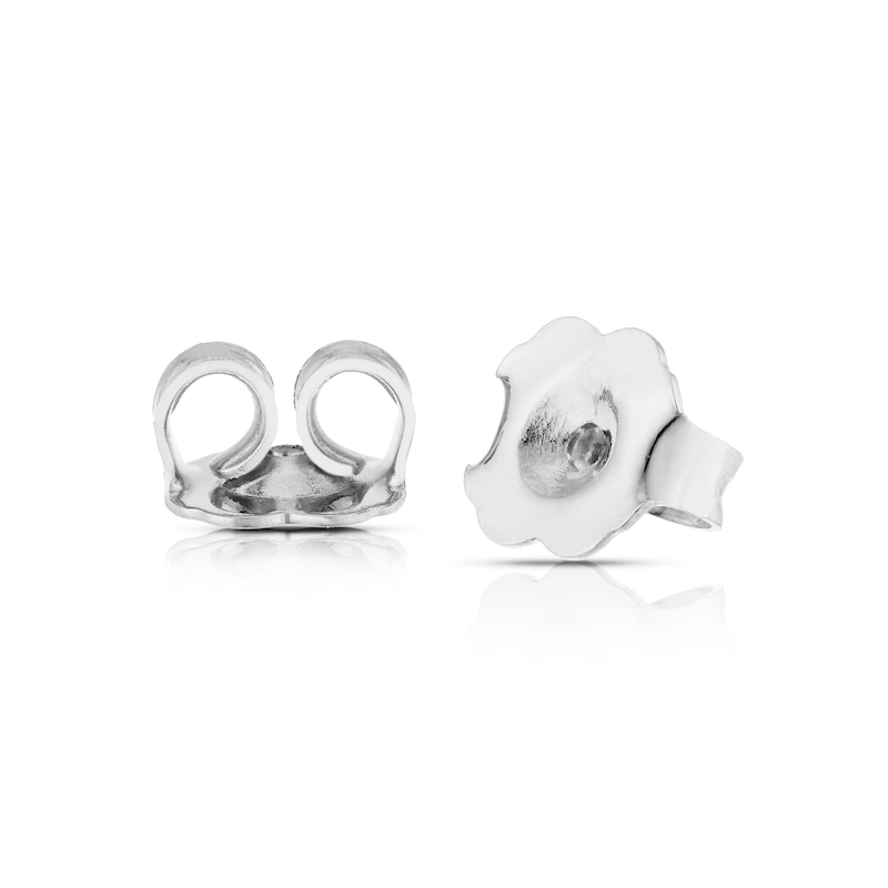 Main Image 2 of 9ct White Gold 0.33ct Diamond Cluster Halo Earrings