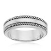 Thumbnail Image 1 of Sterling Silver Woven Edge Ring