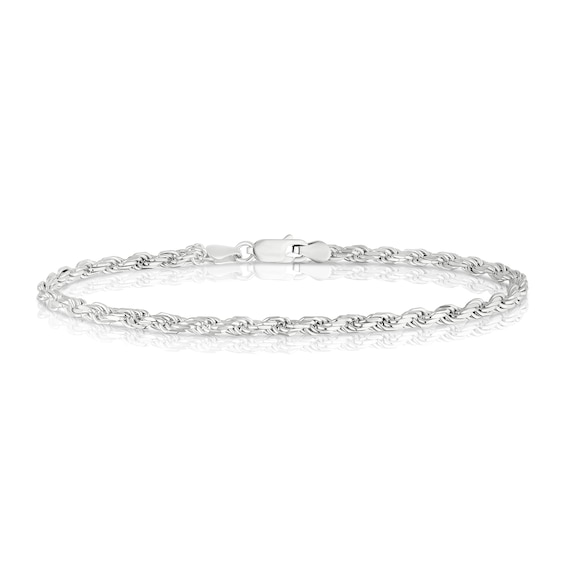Sterling Silver 8.5 Rope Chain Bracelet