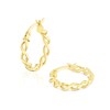 Thumbnail Image 1 of 9ct Yellow Gold Open Twist Hoop Earrings