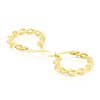 Thumbnail Image 2 of 9ct Yellow Gold Open Twist Hoop Earrings