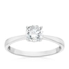 Thumbnail Image 1 of 9ct White Gold 5.5mm Cubic Zirconia Solitaire Ring