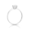 Thumbnail Image 3 of 9ct White Gold 5.5mm Cubic Zirconia Solitaire Ring