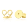 Thumbnail Image 2 of 9ct Yellow Gold Created Emerald & Cubic Zirconia Cushion Shaped Halo Earrings