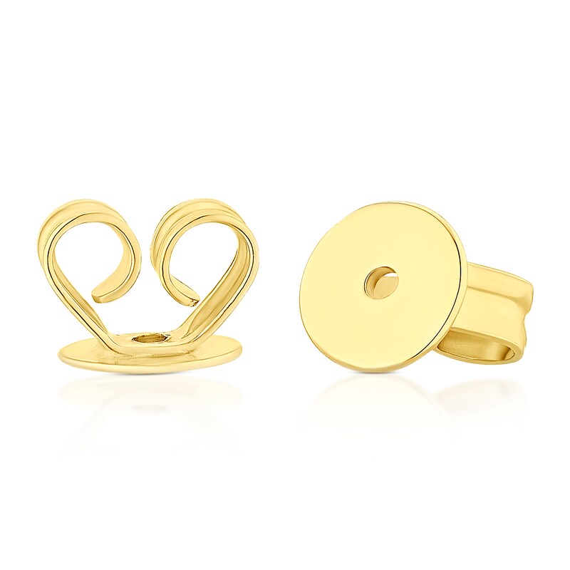 Main Image 2 of 9ct Yellow Gold Created Emerald & Cubic Zirconia Cushion Shaped Halo Earrings