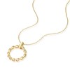 Thumbnail Image 2 of 9ct Yellow Gold 17+1" Open Twist Pendant Necklace