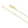 Thumbnail Image 3 of 9ct Yellow Gold  17+1" Triology Cubic Zirconia Y Shaped Necklace