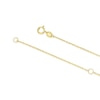 Thumbnail Image 3 of 9ct Yellow Gold 17+2&quot; Cubic Zirconia Rubover Station Necklace