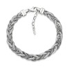 Thumbnail Image 1 of Sterling Silver 7+1" Braided Textured Bracelet