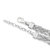 Thumbnail Image 3 of Sterling Silver 7+1" Braided Textured Bracelet