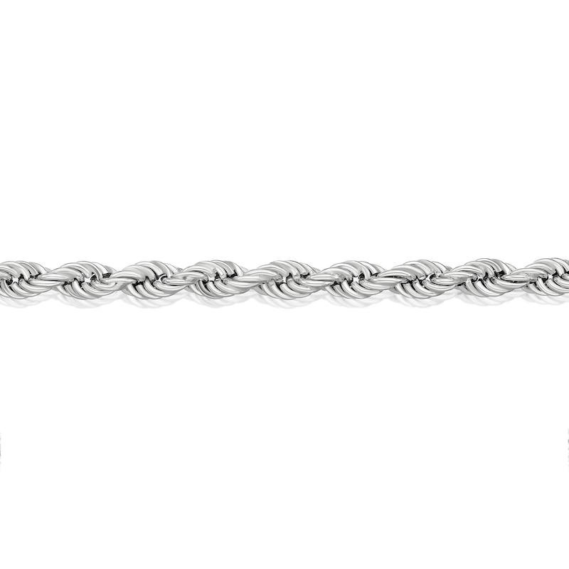Main Image 2 of Sterling Silver 7.5" Twist Rope T-Bar Bracelet