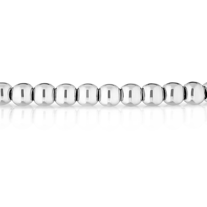 Main Image 2 of Sterling Silver Multi Polished Beaded Ball Bolo Bracelet