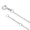 Thumbnail Image 3 of Sterling Silver 15+1" Graduated Cubic Zirconia Drop Pendant