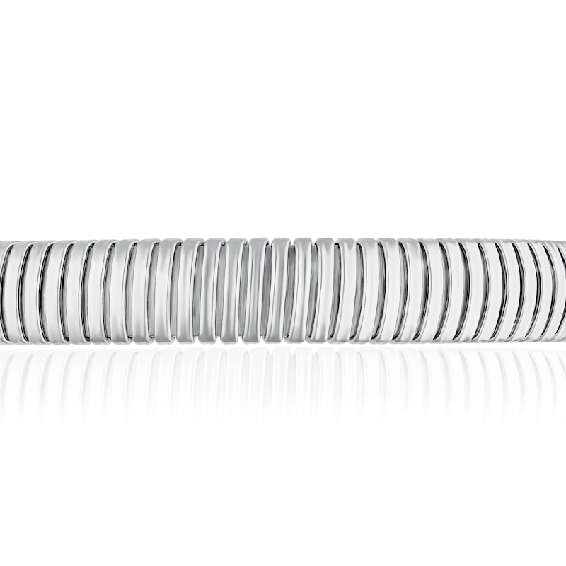 Main Image 2 of Sterling Silver 7.5" Textured Bracelet
