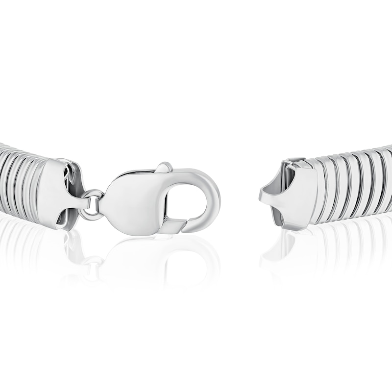 Main Image 3 of Sterling Silver 7.5" Textured Bracelet
