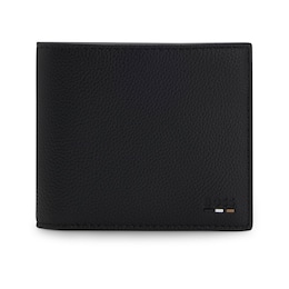BOSS Black Leather Textured 8CC Wallet