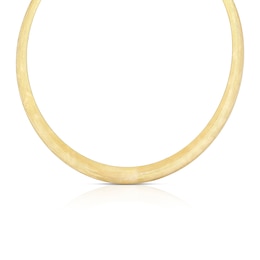 9ct Yellow Gold Mesh Graduated Necklace