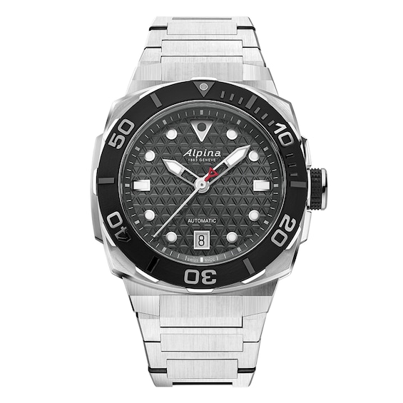 Alpina Seastrong Diver Men's Stainless Steel Watch