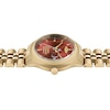 Thumbnail Image 2 of Vivienne Westwood Little Camberwell Red Dial Gold Tone Stainless Steel Bracelet