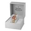 Thumbnail Image 6 of Vivienne Westwood Little Camberwell Red Dial Gold Tone Stainless Steel Bracelet