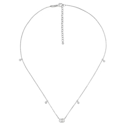 Gucci Running 18ct White Gold Pendant Necklace