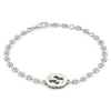 Thumbnail Image 0 of Gucci Interlocking Sterling Silver 7 Inch Bracelet