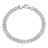 Thumbnail Image 1 of Sterling Silver 7.5" Panther Link Bracelet
