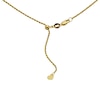 Thumbnail Image 2 of 9ct Yellow Gold 20 Inch Adjustable Dainty Rope Chain