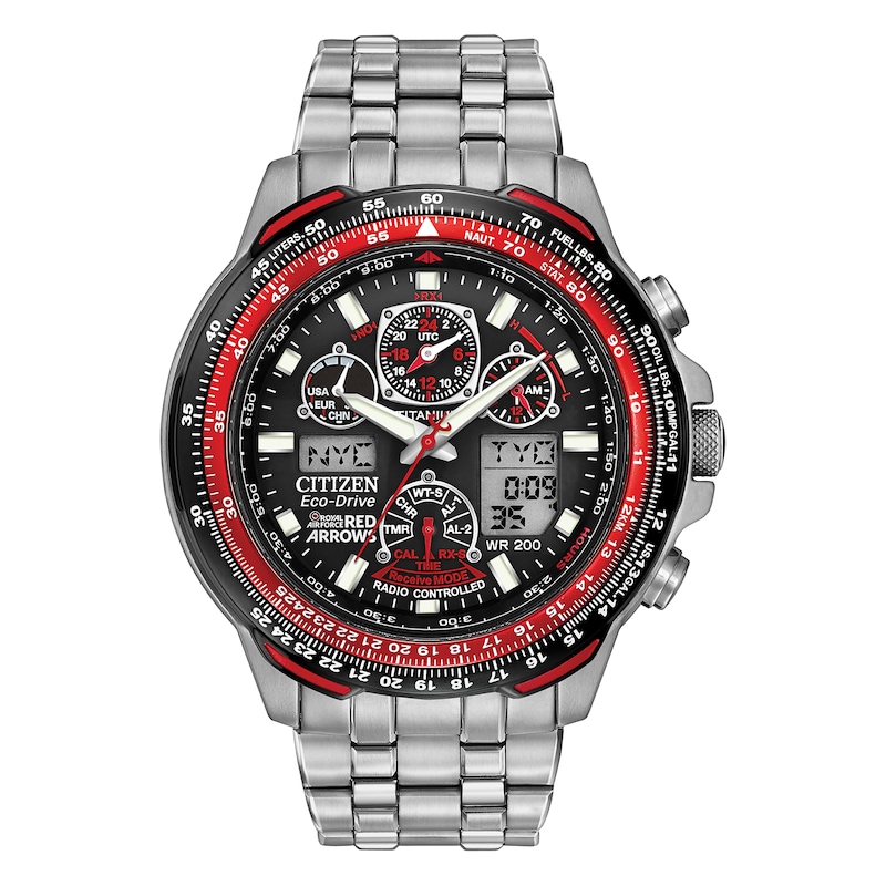 Citizen Eco-Drive Red Arrows Skyhawk Titanium Bracelet Watch