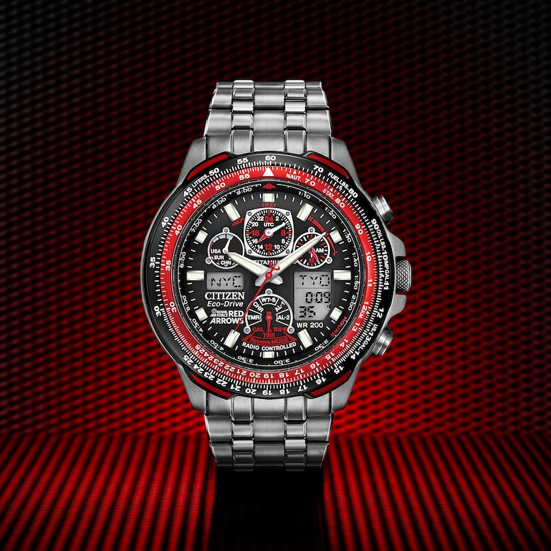 Citizen Eco-Drive Red Arrows Skyhawk Titanium Bracelet Watch