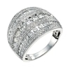 Thumbnail Image 1 of 18ct White Gold 1.5ct Total Diamond Cocktail Ring
