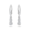 Thumbnail Image 0 of Swarvoski Ladies' Attract Trilogy Rhodium Drop Earrings