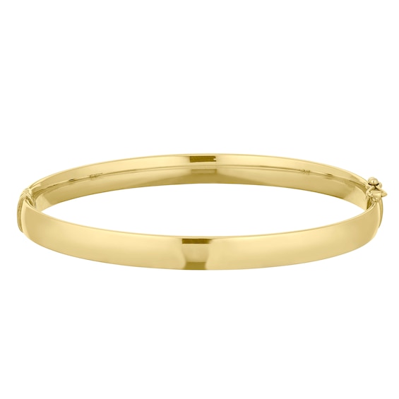 9ct Yellow Gold Bangle | Ernest Jones