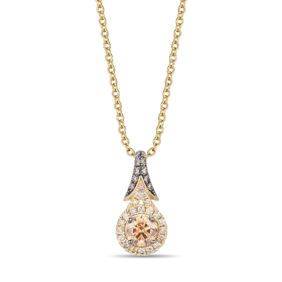 Le Vian 14ct Yellow Gold Chocolate and Nude 0.60ct Diamond R