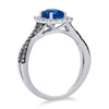 Thumbnail Image 3 of Le Vian  14ct White Gold Nude Chocolate 0.40ct Diamond & Blueberry Tanzanite Halo Ring