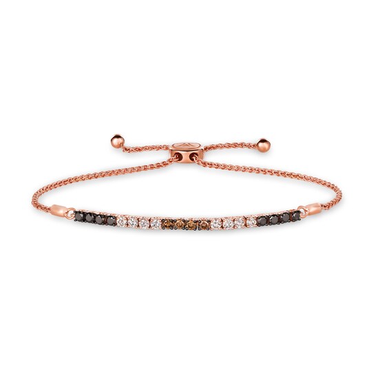 Le Vian 14ct Rose Gold Blackberry Chocolate and Nude 1.40ct 