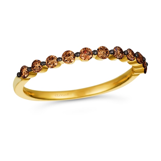 Le Vian 14ct Yellow Gold Chocolate 0.30ct Diamond Eternity Ring