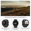 Thumbnail Image 2 of Garmin Fenix 8  51mm Titanium & Orange Silicone Strap Smartwatch