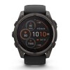 Thumbnail Image 1 of Garmin Fenix 8 51mm Carbon Grey Titanium & Black Silicone Strap Smartwatch