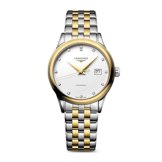 Longines Flagship Classic 30mm Diamond and Two Tone Bracelet