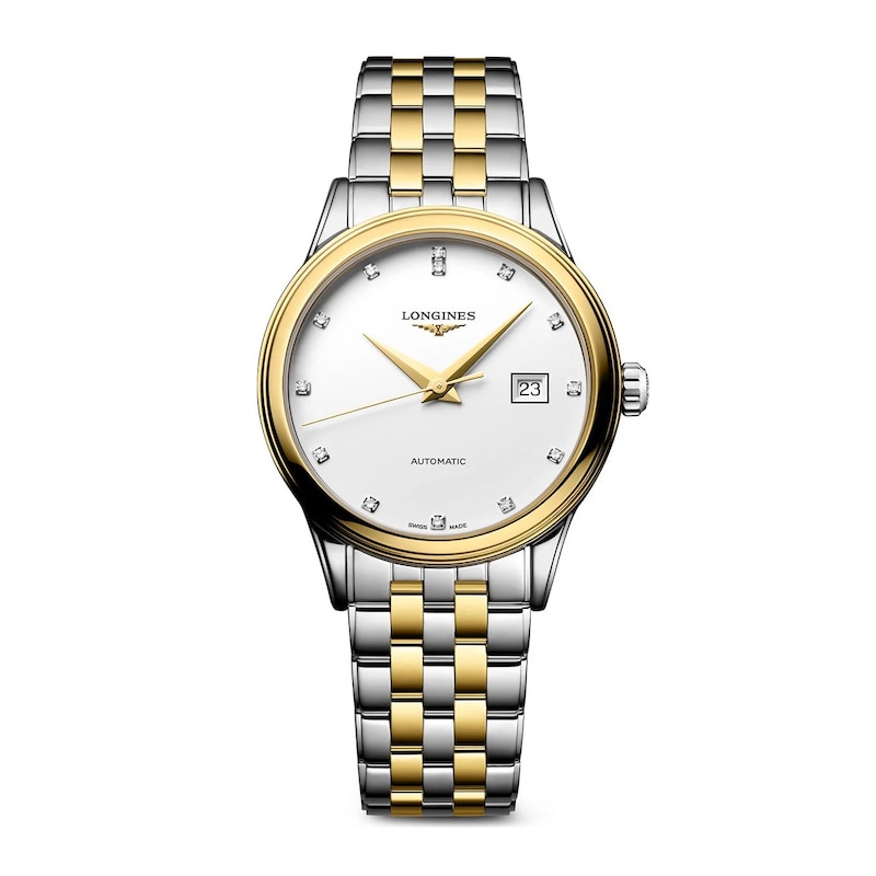 Main Image 1 of Longines Flagship Classic 30mm Diamond & Two Tone Bracelet Watch
