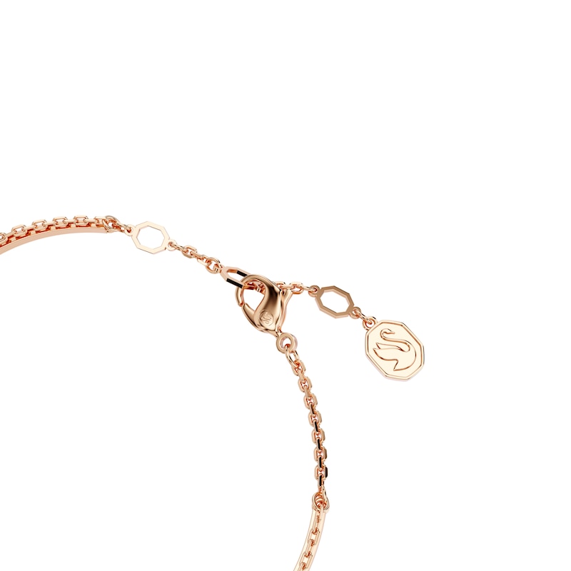 Main Image 3 of Swarovski Sublima Rose Gold Tone 6.7" Crystal Round Chain Bracelet