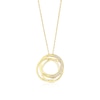 Thumbnail Image 1 of 18ct Yellow Gold 16+2" Cubic Zirconia Circle Pendant
